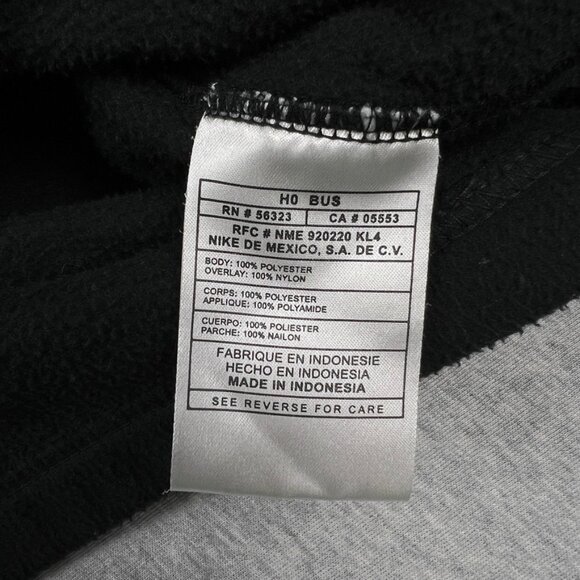 Vintage Y2K Nike Swoosh Fleece Embossed Logo Long Sleeve Sweater Size Medium - Picture 11 of 12